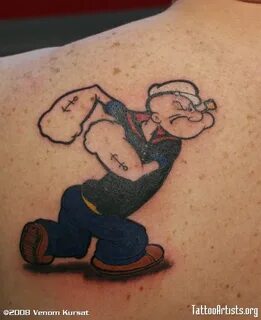 Cartoon popeye tattoo - Tattoos Book - 65.000 Tattoos Design