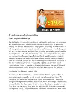 popular personal statement editor services online