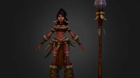 Nidalee (post-2012 version) - 3D model by CombatCube tdPAngc