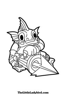 Skylanders Coloring Pages Colouring Skylander Giants Coloria