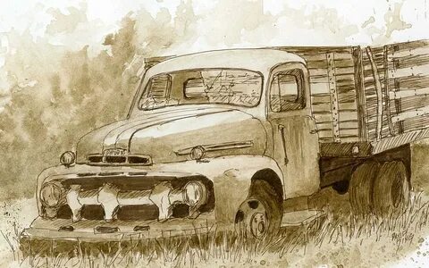 Ford Truck Sketch at PaintingValley.com Explore collection o