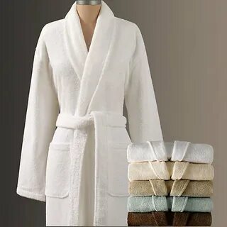 Hotel White Women Kimono Bathrobe /spa Bath Robe Sleepwear/ 
