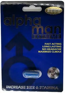 Alpha Man Extreme Male Sexual Performance Enhancement Pill -