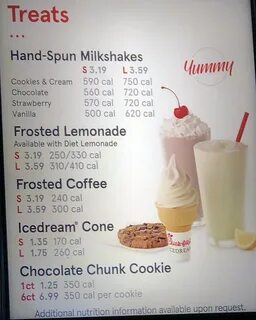 Chick-fil-A menu with prices - SLC menu