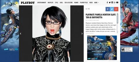 Playmate's Bayonetta cosplay prompts the Internet to invent 