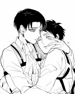 Rivaille (Levi) x Eren Jaeger Shingeky, Kyojin, Ereri