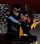 nightwing + batgirl Nightwing and batgirl, Nightwing, Batgir