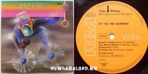 Купить пластинку SCORPIONS Fly To The Rainbow LP DE RCA nw00