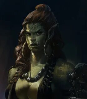 ArtStation - Linbey - female orc concept, Shankar Rao Female