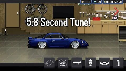 Pixel Car Racer - 5.8 Second Tune! - LT5 Engine - NEW FASTES