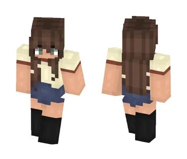 Download Girl With Brown Hair Minecraft Skin for Free. Super