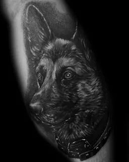30 German Shepherd Tattoo Designs For Men - Dog Ink Ideas