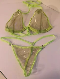 Women's CLEAR PLASTIC G String Thong Bikini See Through Etsy