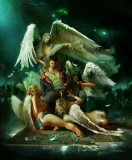 Wallpaper : illustration, video games, angel, Devil May Cry,