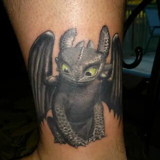 Toothless Tattoo from How To Train Your Dragon Toothless tat