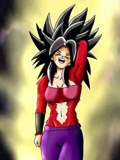 Caulifla Super Saiyan 4 by deriavis on DeviantArt Dragon bal