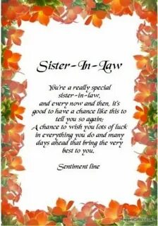 Pin by Kassie Parker on .::. Family .::. Sister in law quote