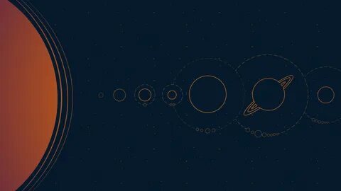 Solar System Minimalist Space Wallpaper Iphone - Jaka-Attack