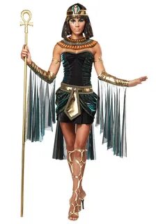 Egyptian Queen Cleopatra Pharaoh Womens Costume Clothing, Sh