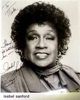 "All in the Family" Weezy Actress ISABEL SANFORD - Photo Sig