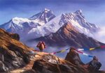 Everest paintings search result at PaintingValley.com