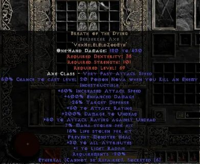 2 Perfect Rolls (exile + Botd) - Topic - d2jsp