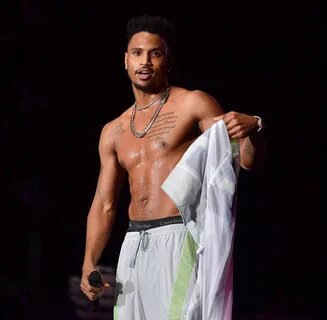 Trey Songz promotes his raunchy Only Fans account as he resp