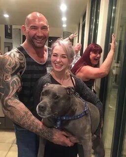 WWE Superstar turned actor Dave Batista (David Bautista) and