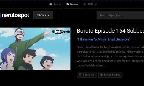 Narutospot: 10 Similar Websites to Stream Anime 2021 Hi Tech