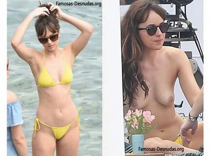 xxx Dakota Johnson Desnuda Mostrando las Tetas en la Playa