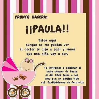 45+ Diseño De Invitación De Baby Shower Niña