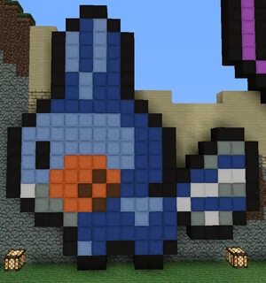 Pokemon Mudkip Pixel Art : And next we have mudkip.