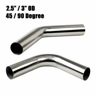 Gaskets Exhaust Tube Pipe Piping Tubing 2.5/63MM 45 Degree T