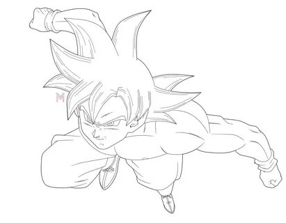 Ultra Instinct Goku Coloring Page - 9 recent pictures for co