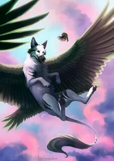 anime wolves with wings - Google Search Mythical creatures l