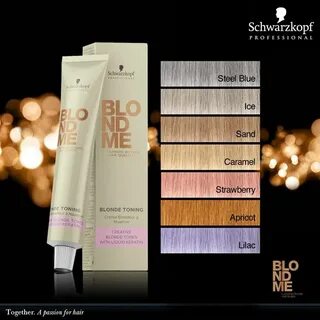 Schwarzkopf Professional Blond Me Blonde Toning Shades. Schw