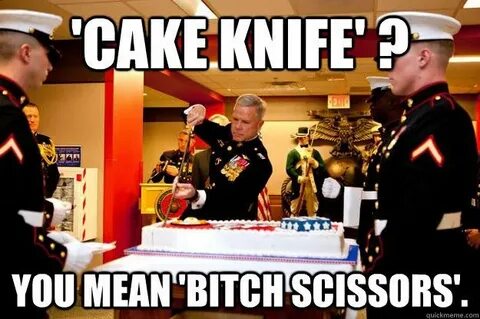 OutOfRegs - Archives Cake Knife Military humor, Marine corps