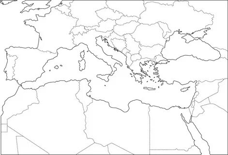 Map - Mediterráneo Mapa