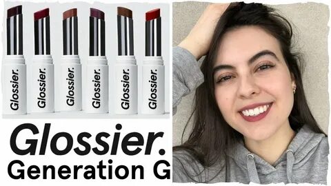 Glossier Generation G Swatches - YouTube