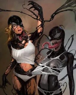 GWENOM Exposed Venom girl, Venom, Symbiote