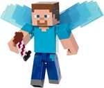 Minecraft Steve With Elytra Figure Mattel FLV92