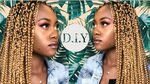 DIY BLONDE BOX BRAIDS ON DARK SKIN AVVIS COLOUR 27 Zimbabwea