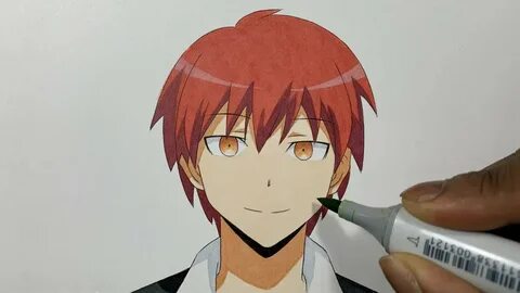 How to Draw Karma Akabane Easy - Assassination Classroom (An