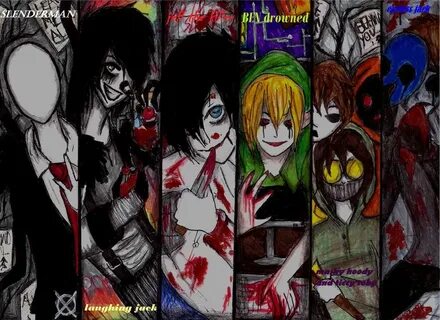 CREEPYPASTA DRAWING by NENEBUBBLEELOVER on DeviantArt Creepy