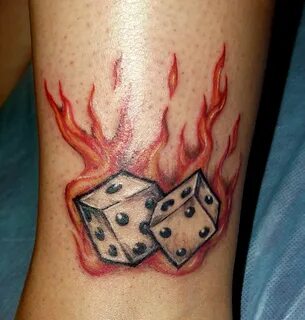 102 Selected Dice Tattoos Collection - Parryz.com