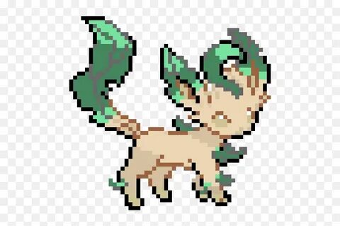 Pokemon Leafeon Pixel Art, HD Png Download - vhv