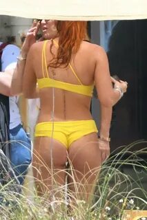 Bella Thorne Flaunts her Stunning Body and Booty in Yellow B