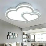 LED Acrylic Lampshade Ceiling Light Love Lighting Fixture Di