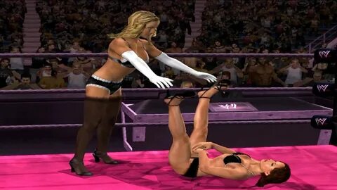 Michelle McCool vs Christy Hemme Bra and Panties Match WWE -