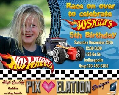 Nice Hot Wheels Birthday Invitations Cumpleaños de hot wheel